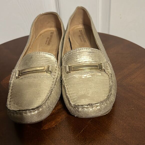 🔥Naturalizer Gadget N5 Comfort Golden Slip-on Loafers - Sz 9N - great condition - Picture 8 of 9